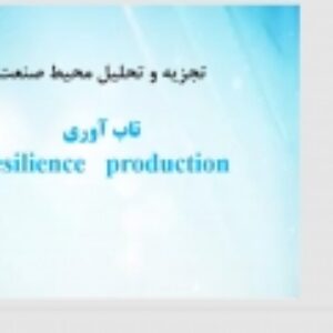 تجزیه و تحلیل محیط صنعت با موضوع تاب آوری