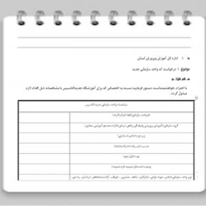 فرم خام درخواست کد واحد سازمانی جدید