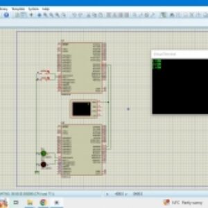 پک 2 پروژه میکروکنترلری USART با Proteus و CodeVision (همراه با شبیه‌سازی و سورس کد)
