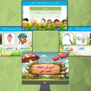 دانلود پاورپوینت آموزش نشانه صـ، ص برای دانش آموزان کلاس اول ابتدایی
