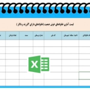 لیست آماری خانوادهای خوش جمعیت خانوادهای دارای 4فرزند و بالاتر