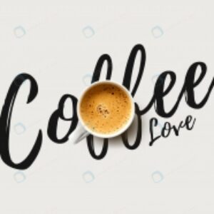 تصویر استوک فنجان قهوه با بک گراند سفید