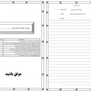 فایل آموزشی دوره ابتدایی(قالب املا فارسی)