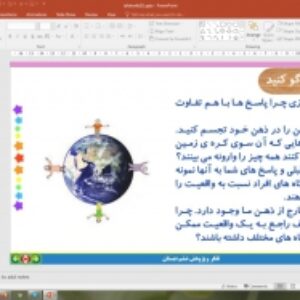 پاورپوینت درس 21 تفکر و پژوهش پایه ششم دبستان (ابتدایی): شکلی دیگر