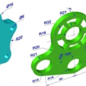 200 فایل تمرینی از محیط CAD نرم افزار سالیدورکس