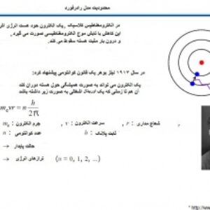 نانو الکترونیک (کوانتوم نور و پراکندگی الکترون و موج) به همراه ترجمه