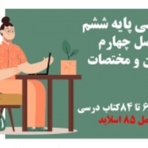 پاورپوینت آموزش مجازی ریاضی ششم دبستان | فصل 4: تقارن و مختصات