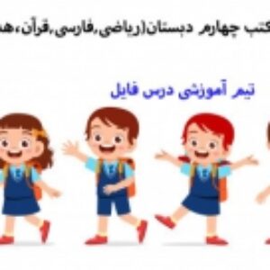 پاورپوینت کل دروس کتب چهارم دبستان(ریاضی,فارسی,قرآن،هدیه)