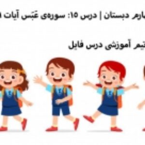 پاورپوینت درس پانزدهم قرآن چهارم دبستان