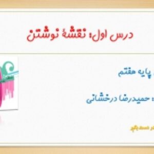 پاورپوینت درس اول نگارش هفتم(نقشه نوشتن)