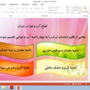 پاورپوینت درس یازدهم مطالعات اجتماعی پایه هفتم تنوع آب و هوای ایران