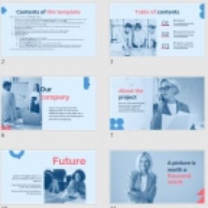 قالب پاورپوینت ارائه رزومه کاری