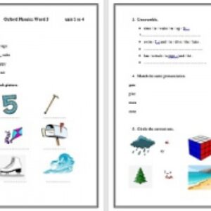 نمونه سوال میانترم فونیکس ورد Oxford Phonics World 3