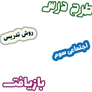 طرح درس و روش تدریس مطالعات اجتماعی سوم، درس 13: بازیافت