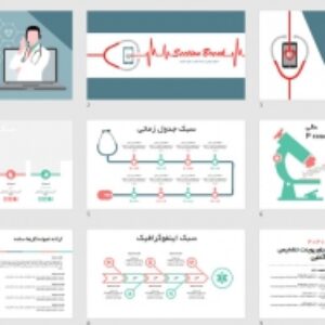 قالب پاورپوینت حرفه ای پزشکی، بیمارستان، بهداشت