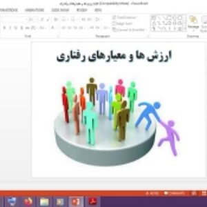 پاورپوینت تفکر و سبک زندگی هشتم ارزش ها و معیارهای رفتاری