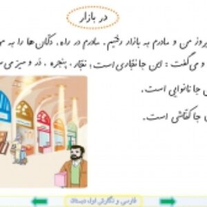 پاورپوینت درس 16 فارسی و نگارش پایه اول دبستان (ابتدائی): « در بازار » نشانه ی « تشدید ـّ »