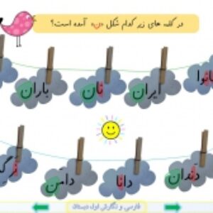پاورپوینت درس 5 فارسی و نگارش پایه اول دبستان (ابتدائی): نشانه ی « نـ ن » (با هم بخوانیم: زردآلو)