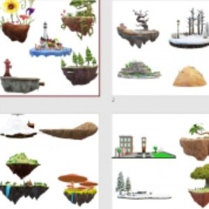 دانلود طرح سه بعدی محیط زیست