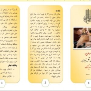بروشور آماده ی معرفی شغل نجاری به صورت word