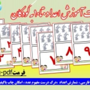 شمارش0تا1۰را به سادگی یادبگیر
