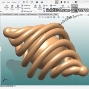 آموزش پیشرفته سالیدورک solidworks طراحی مدل اسپیرال