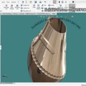 آموزش پیشرفته سالیدورک solidworks دستور curve driven pattrn