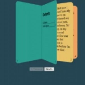 کتاب سه بعدی | HTML , CSS , JS