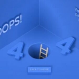 صفحه اِرور جذاب 404 | HTML , CSS