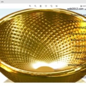 آموزش solidworks پیشرفته طراحی لگن آب یا کاسه