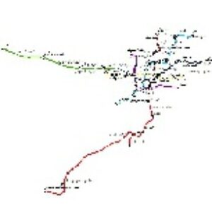 نقشه GIS(شیپ فایل) خطوط وایستگاههای مترو شهر تهران