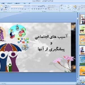 پاورپوینت درس پنجم مطالعات اجتماعی پایه هشتم آسیب های اجتماعی و پیشگیری از آن ها