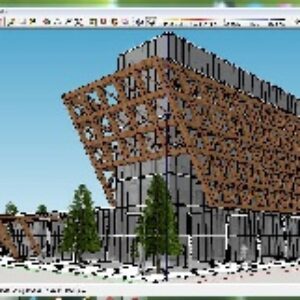 مدل 3 بعدی ساختمان اداری B3 ...........شامل (تنها) فایل 3 بعدی اسکچاپ
