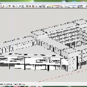 مدل 3 بعدی ساختمان اداری B4 ...........شامل (تنها) فایل 3 بعدی اسکچاپ
