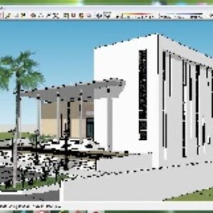 مدل 3 بعدی ساختمان اداری B7 ...........شامل (تنها) فایل 3 بعدی اسکچاپ
