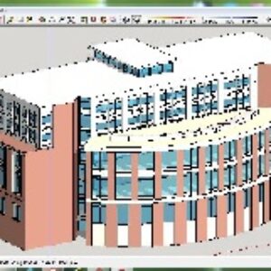 مدل 3 بعدی ساختمان اداری B9 ...........شامل (تنها) فایل 3 بعدی اسکچاپ