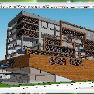 مدل 3 بعدی ساختمان اداری B10 ...........شامل (تنها) فایل 3 بعدی اسکچاپ
