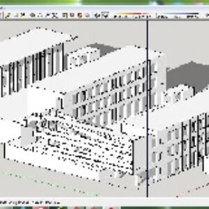 مدل 3 بعدی ساختمان اداری C1 ...........شامل (تنها) فایل 3 بعدی اسکچاپ