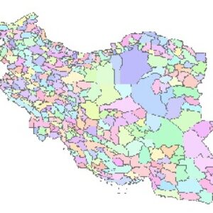 دانلود شیپ فایل و لایه GIS شهرستان های کل کشور به همراه اسامی آنها