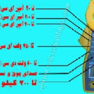 نحوه کار با مولتی متر(اهم متر)15 صفحه فایل ورد