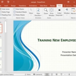 جزوه آشنایی با نرم افزار پاورپوینت به صورت پاورپوینت و پی دی اف (POWERPOINT)