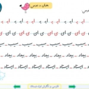 پاورپوینت درس 6 فارسی و نگارش پایه اول دبستان (ابتدائی): نشانه ی « ایـ یـ ی ای » (با هم بخوانیم: ای ایران)