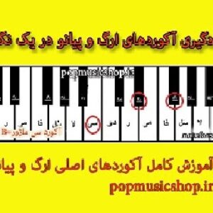 آموزش آکورد ها در ارگ و پیانو