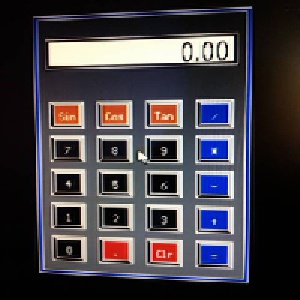 ماشین حساب گرافیکی به زبان cpp