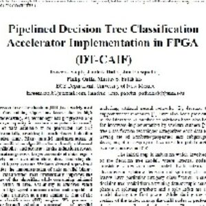ژورنال  Pipelined Decision Tree Classification Accelerator Implemention in FPGA به همراه ترجمه