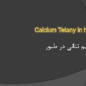 پاورپوینت کلسیم تتانی در طیور