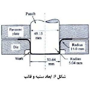پروژه درس پلاستیسیته کشش عمیق ورق ها