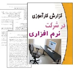 گزارش کارآموزی یک شرکت نرم افزاری