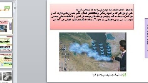 پاورپوینت درس پنجم جغرافیا دهم (آب و هوای ایران )