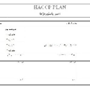طرح HACCP تولید شیر پاستوریزه